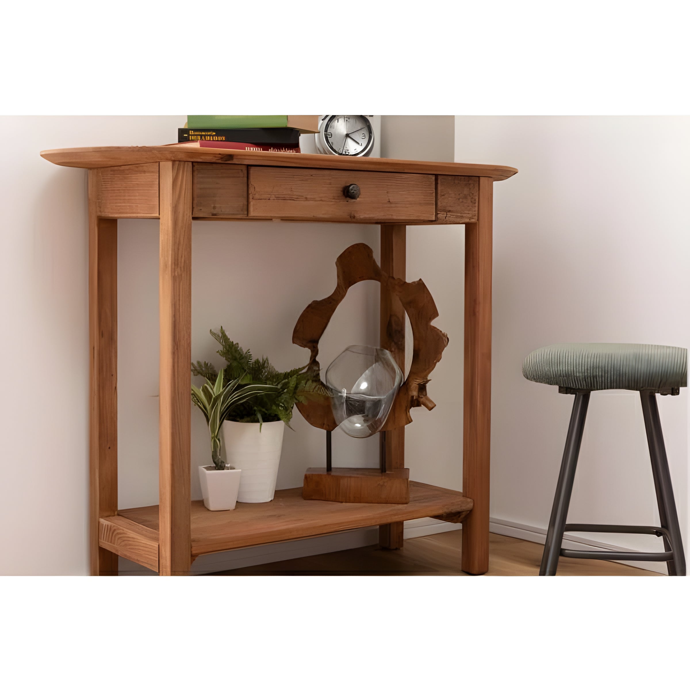 ガラスオブジェ オブジェ 置き物 木製 天然木 アート 鉢 花瓶 花 芳香 お香入れ プランター アクアリウム テラリウム