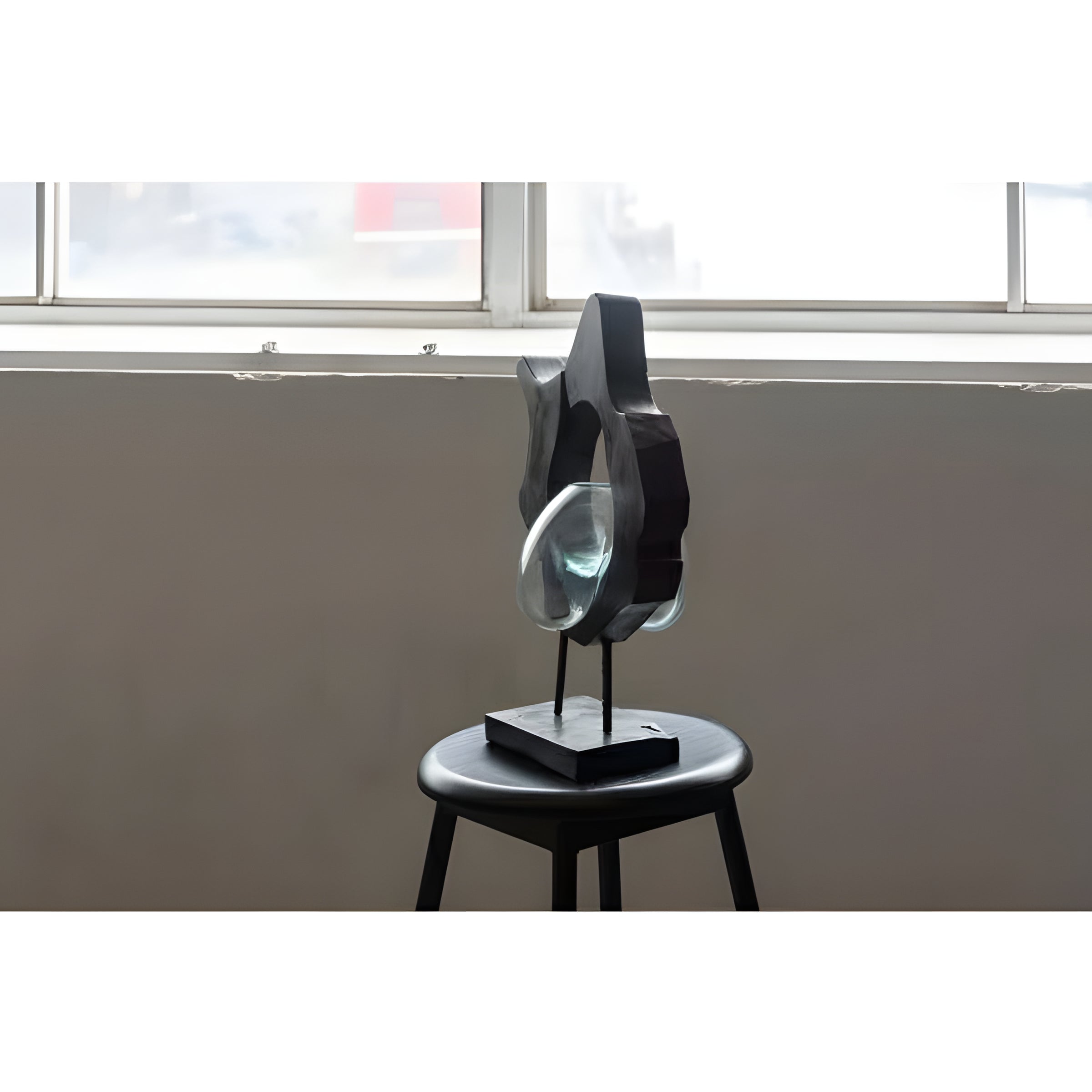 ガラスオブジェ オブジェ 置き物 木製 天然木 アート 鉢 花瓶 花 芳香 お香入れ プランター アクアリウム テラリウム