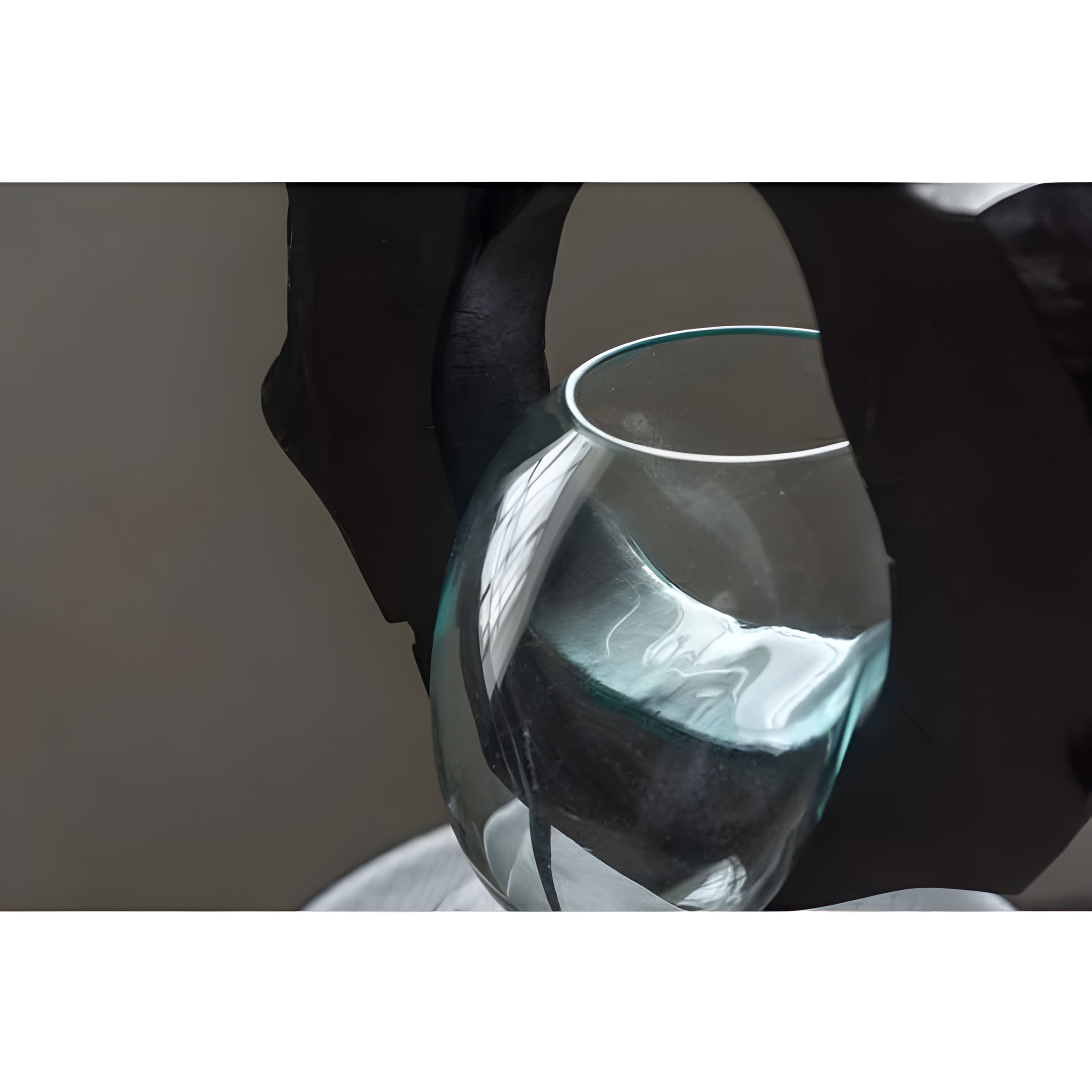 ガラスオブジェ オブジェ 置き物 木製 天然木 アート 鉢 花瓶 花 芳香 お香入れ プランター アクアリウム テラリウム