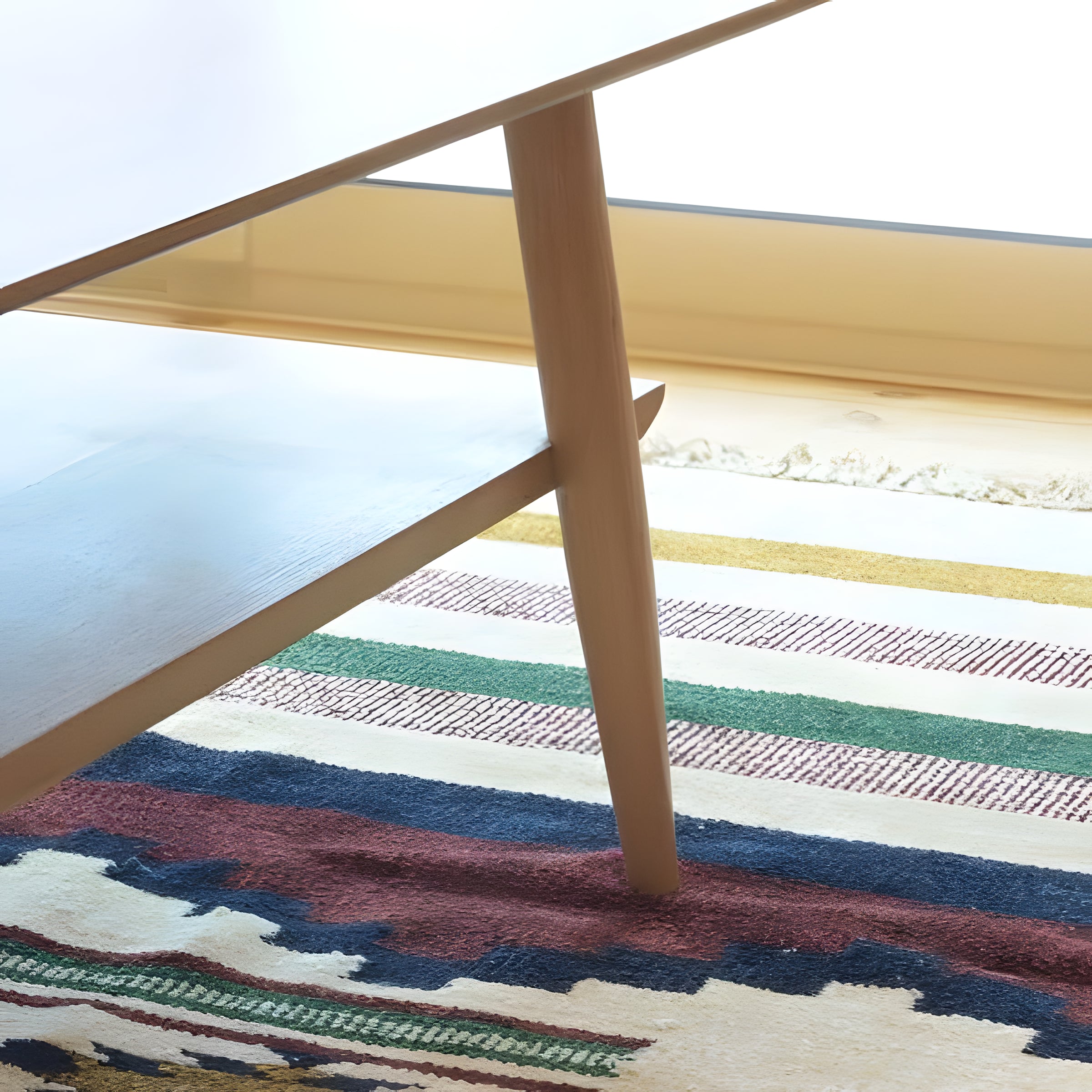 ローテーブル 幅100 幅110cm 棚付き 収納 完成品 センターテーブル 天然木 机 2人 3人 ソファ前 ロータイプ 高見え 高級感