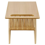 ローテーブル 幅100 幅110cm 棚付き 収納 完成品 センターテーブル 天然木 机 2人 3人 ソファ前 ロータイプ 高見え 高級感