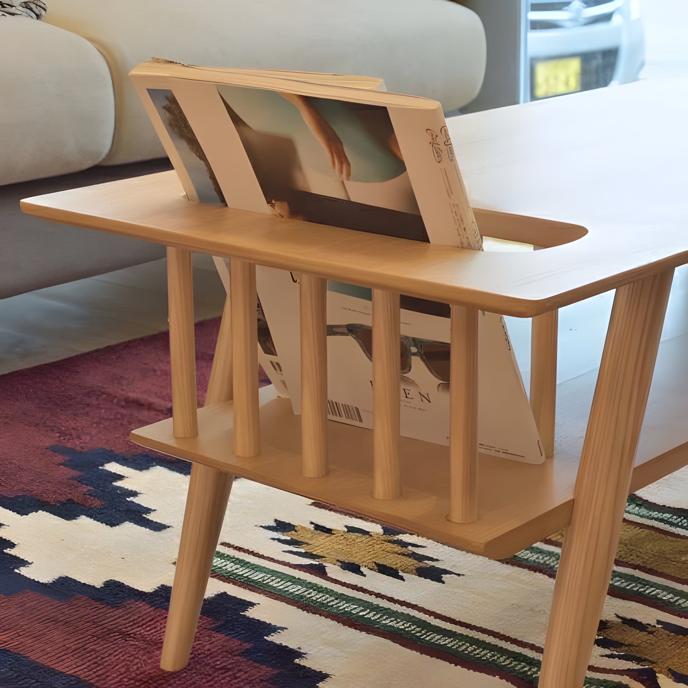 ローテーブル 幅100 幅110cm 棚付き 収納 完成品 センターテーブル 天然木 机 2人 3人 ソファ前 ロータイプ 高見え 高級感