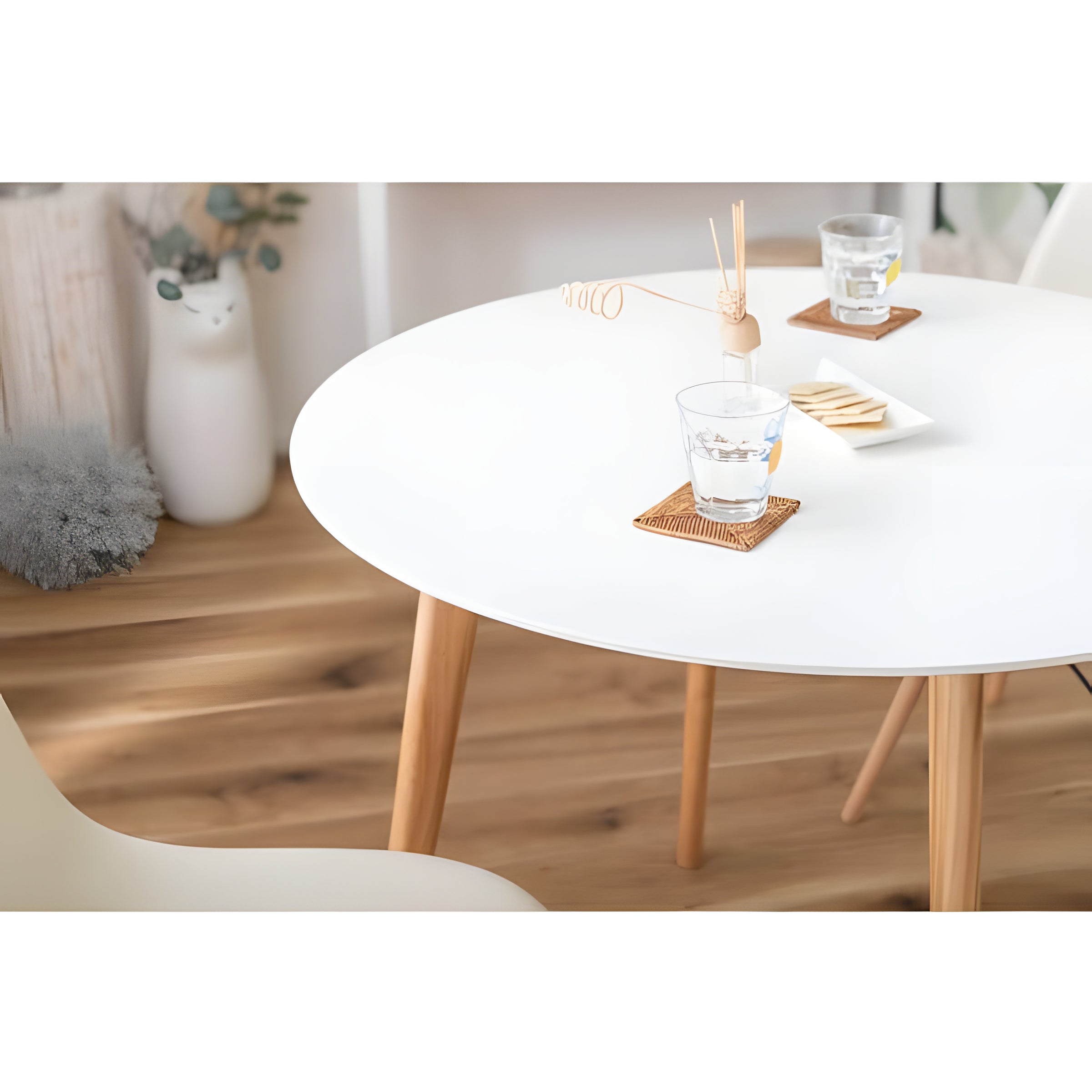 ダイニングテーブル 幅90cm 1人 2人用 スクエアテーブル 丸型 円形 天然木 シンプル 食卓机