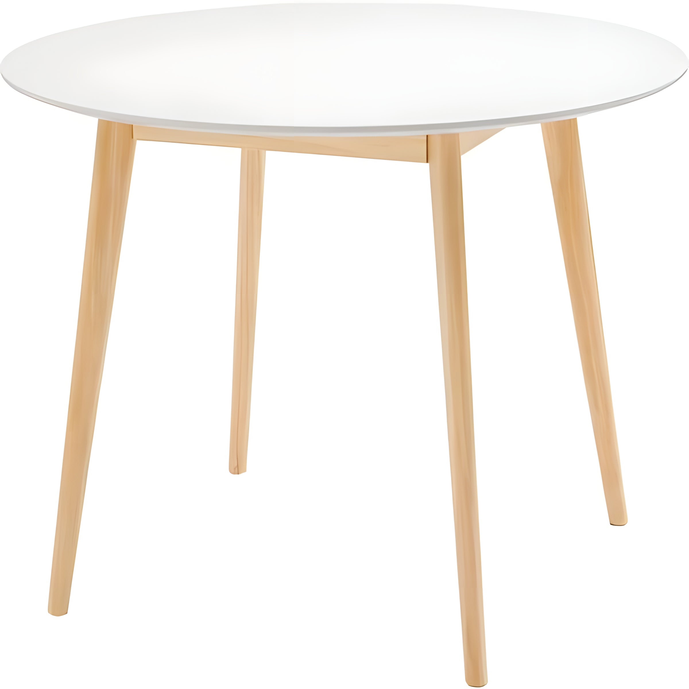 ダイニングテーブル 幅90cm 1人 2人用 スクエアテーブル 丸型 円形 天然木 シンプル 食卓机