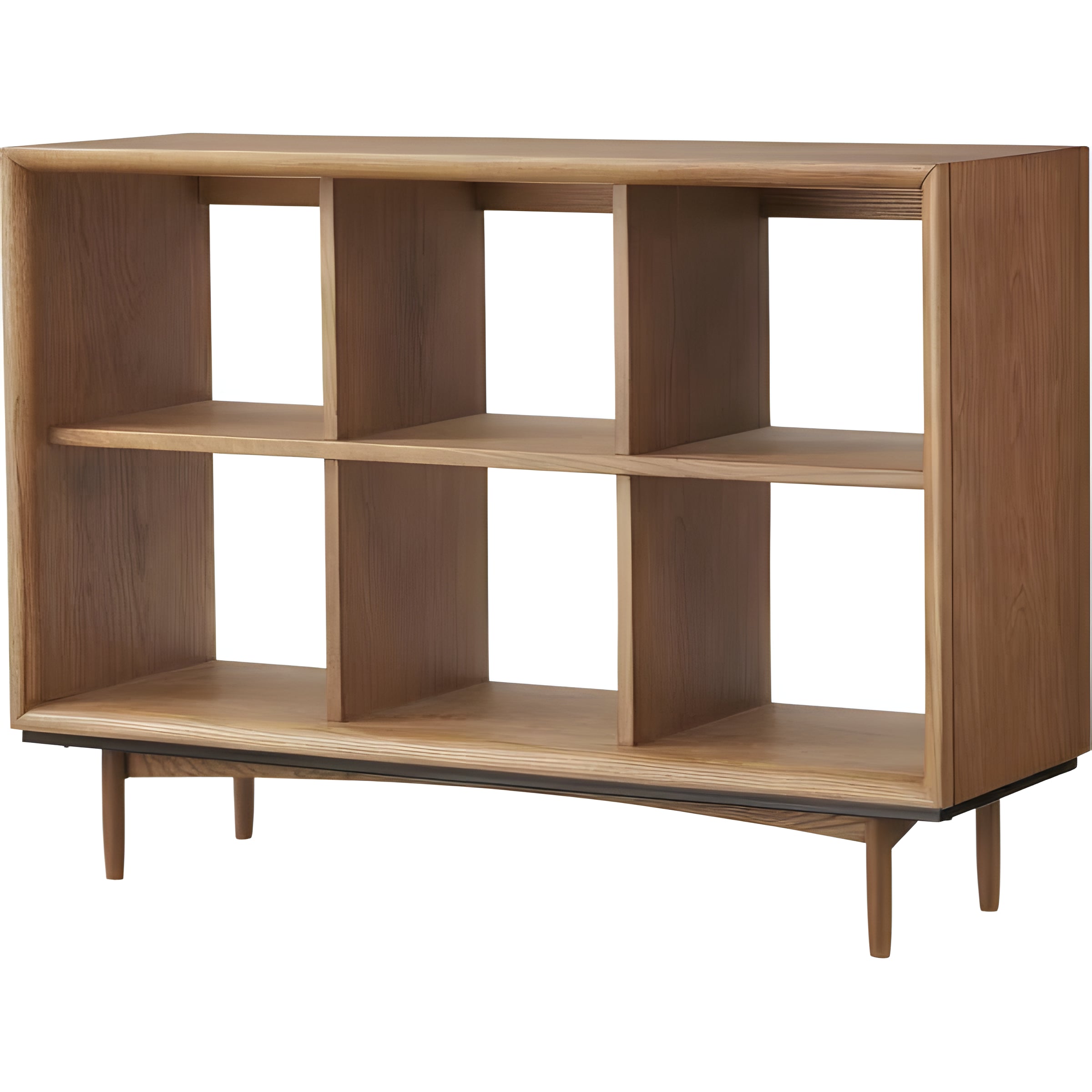 ラック 棚 幅100 2段 収納 シェルフ オープンラック 天然木オーク 大きい 大型 リビング ディスプレイ 高級感 高見え 重厚