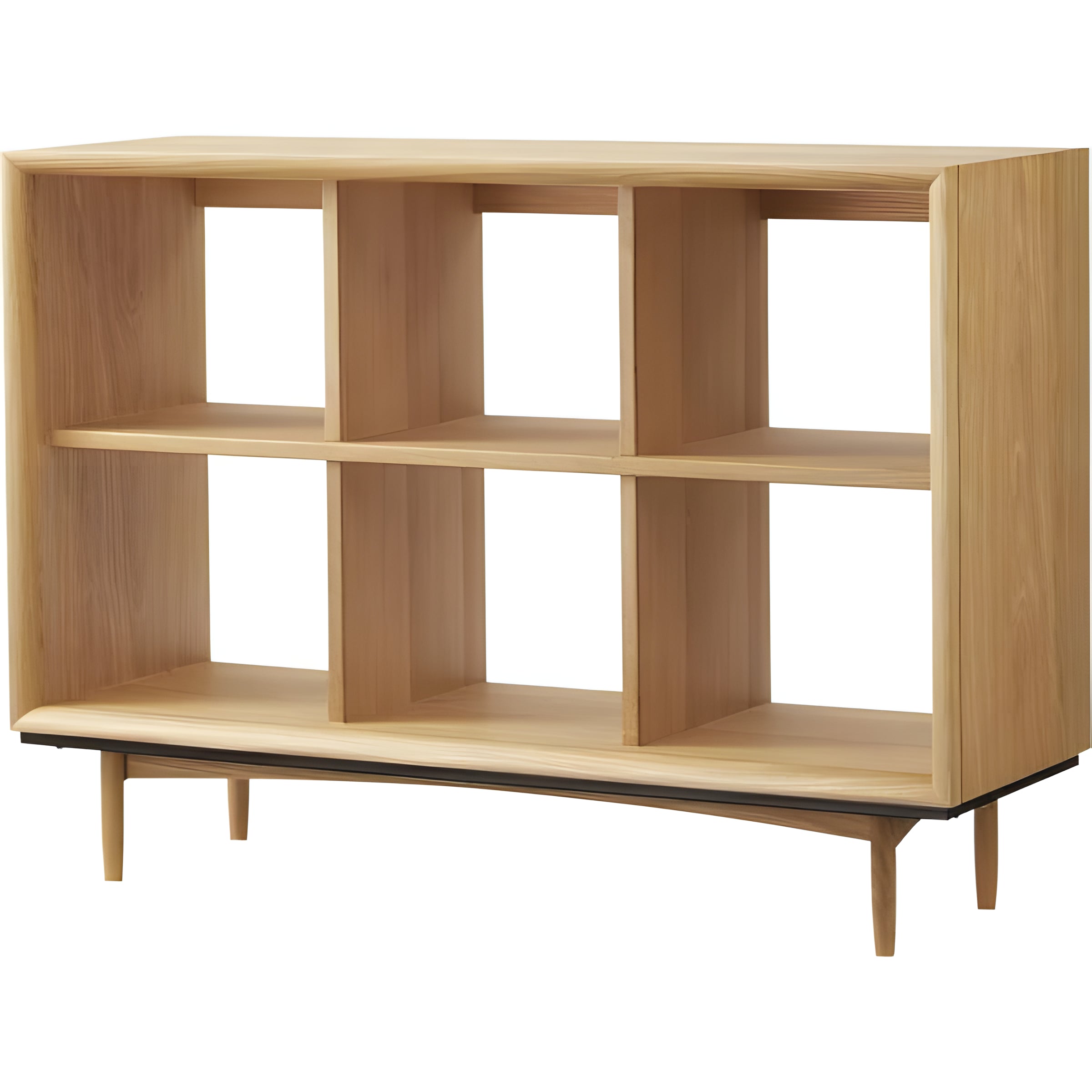 ラック 棚 幅100 2段 収納 シェルフ オープンラック 天然木オーク 大きい 大型 リビング ディスプレイ 高級感 高見え 重厚