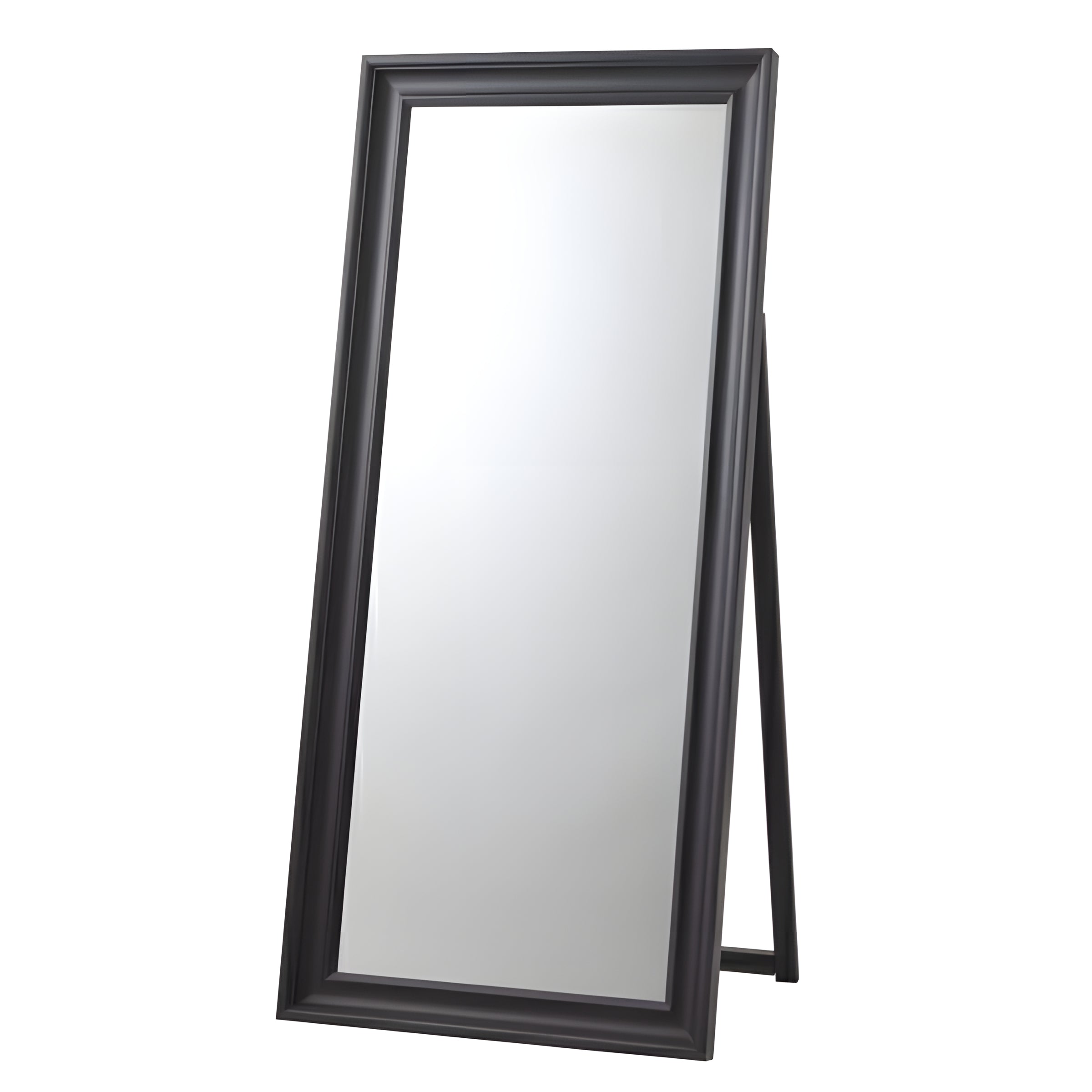 スタンドミラー 鏡 姿見 全身鏡 大きい 飛散防止 スタンド 自立 天然木 幅70 高さ165cm 大型 高見え 高級感