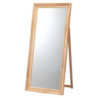 スタンドミラー 鏡 姿見 全身鏡 大きい 飛散防止 スタンド 自立 天然木 幅70 高さ165cm 大型 高見え 高級感