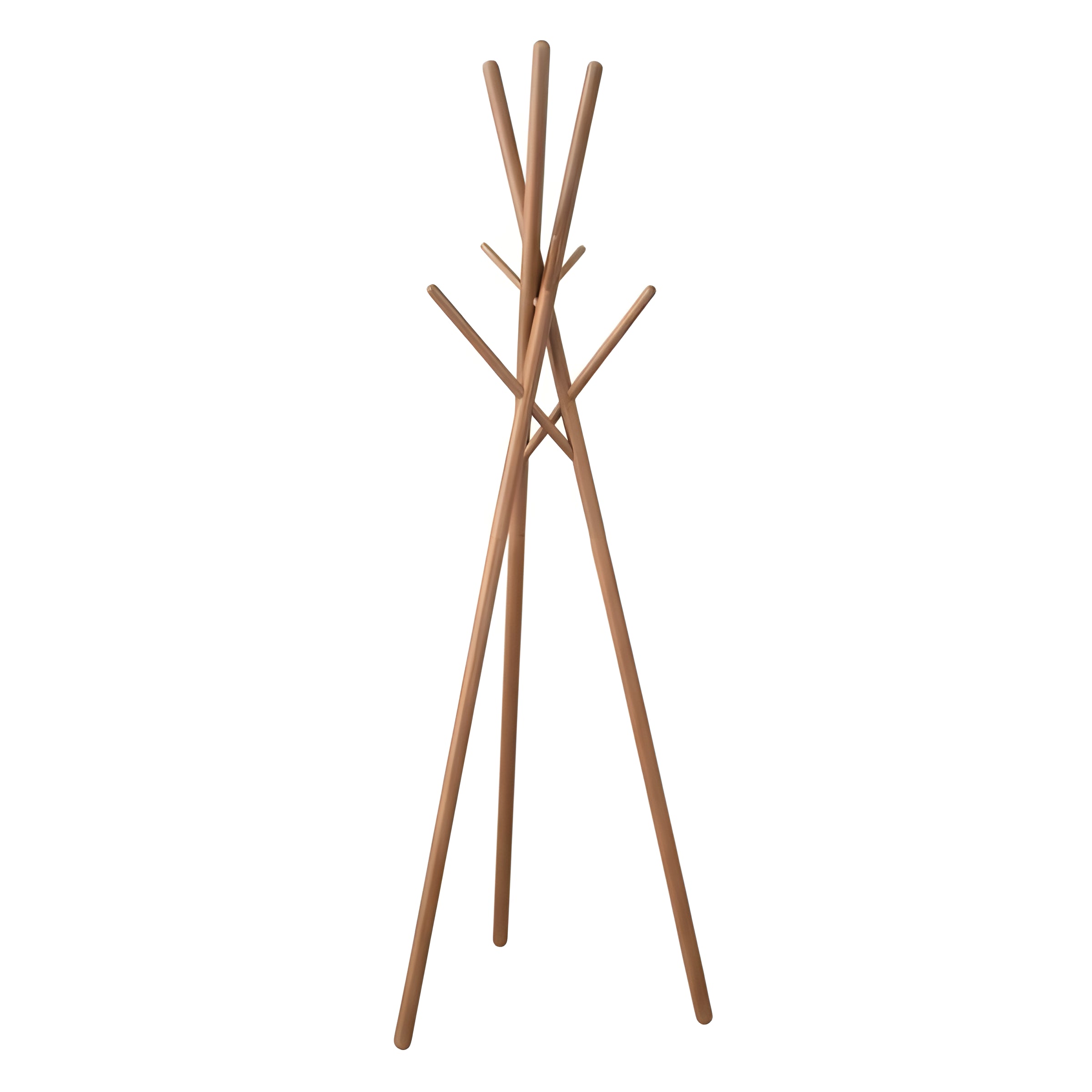 コートハンガー ポールハンガー 木製 天然木  帽子掛け 洋服掛け 収納 シンプル ハットツリー ハンガーポール ナチュラル 高見え