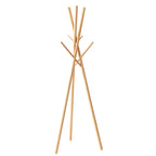 コートハンガー ポールハンガー 木製 天然木  帽子掛け 洋服掛け 収納 シンプル ハットツリー ハンガーポール ナチュラル 高見え